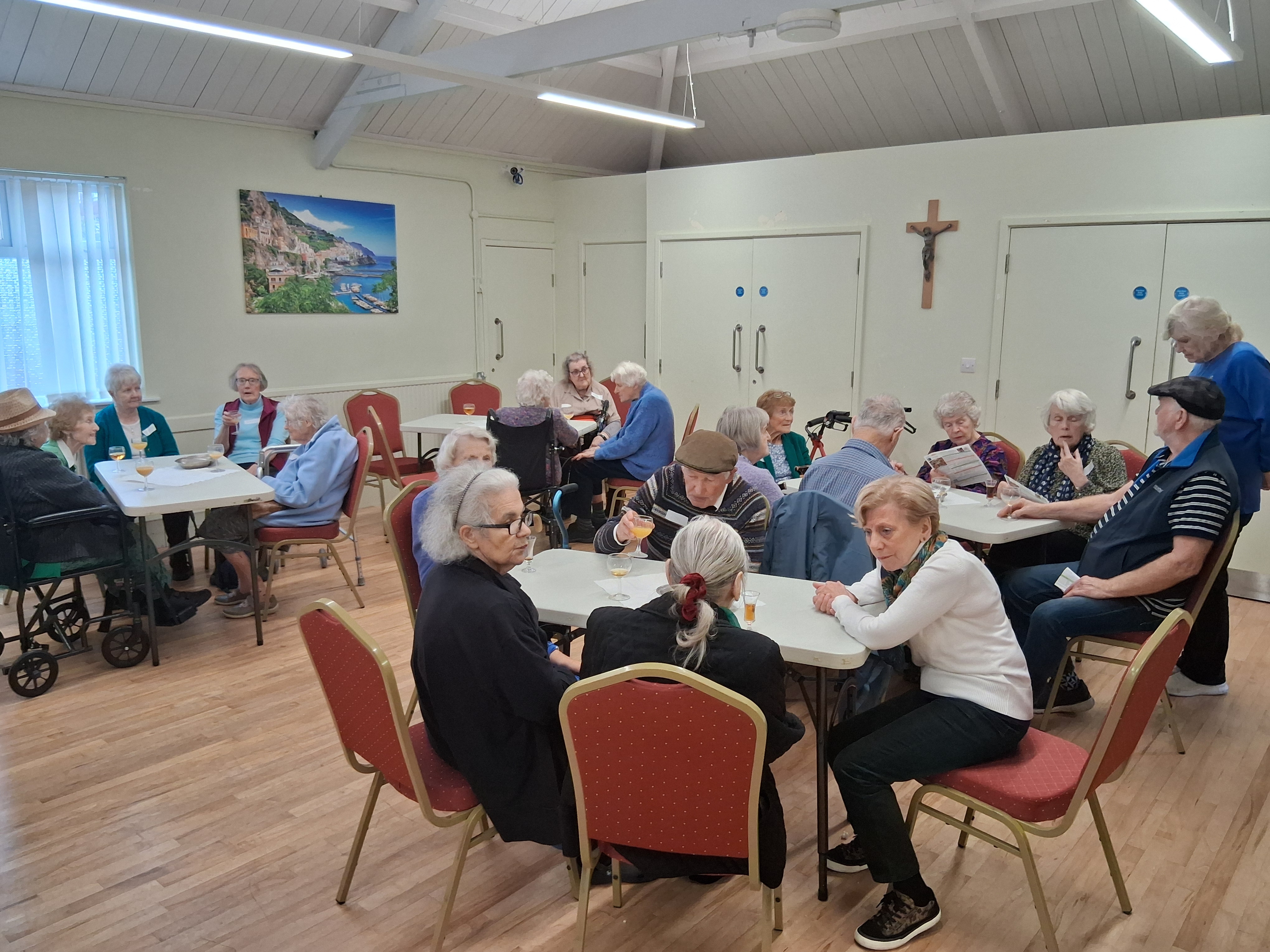 Drinks and nibbles before